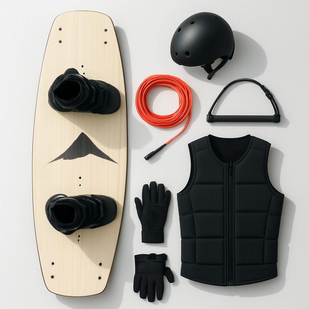 Equipamiento de wakeboard